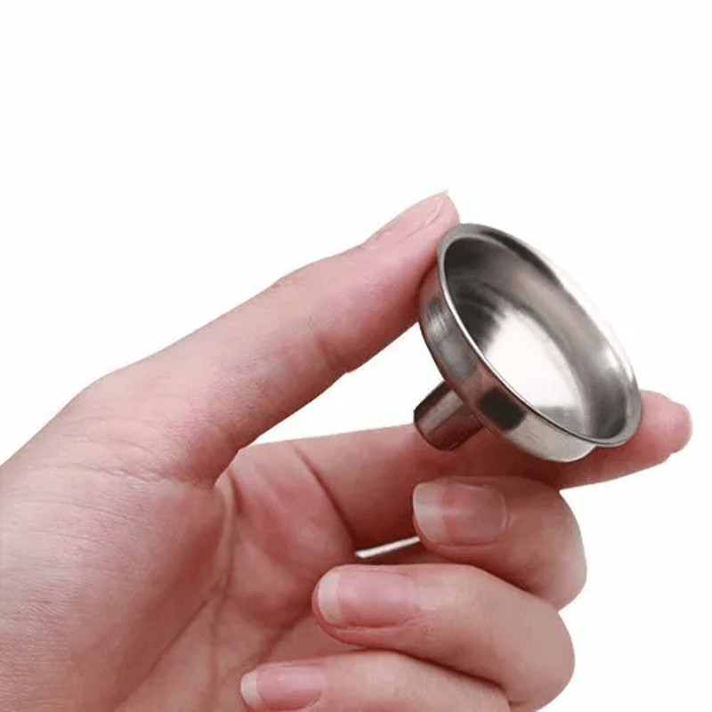 Mini Stainless Steel Funnels Reusable Small Funnels For Perfume Bottles Oil Filling Flasks Diffuse 1