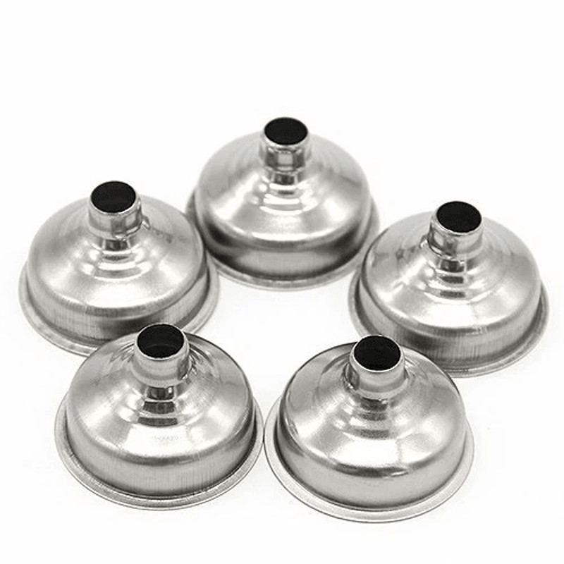 Mini Stainless Steel Funnels Reusable Small Funnels For Perfume Bottles Oil Filling Flasks Diffuse 2