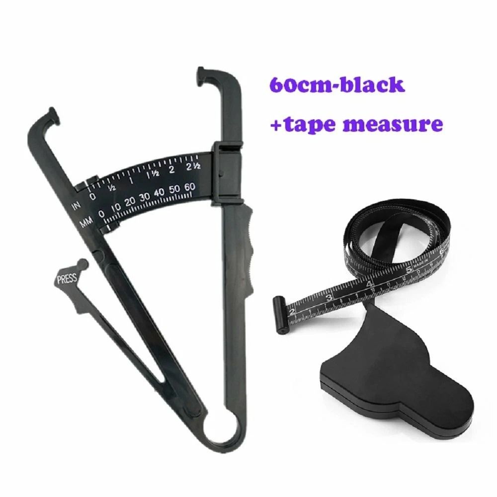 Body Fat Caliper Muscle Measuring Tape Set 2Pack Fitness Tool For Weight Loss Body Tracking 4