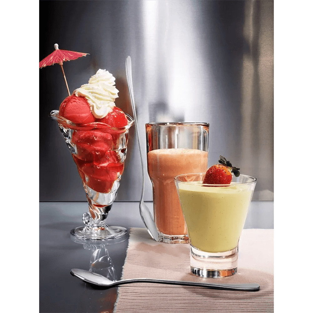 Stainless Steel Mixing Spoons Long Handle Iced Tea Ice Cream Spoons Durable Stirring Utensils For 3