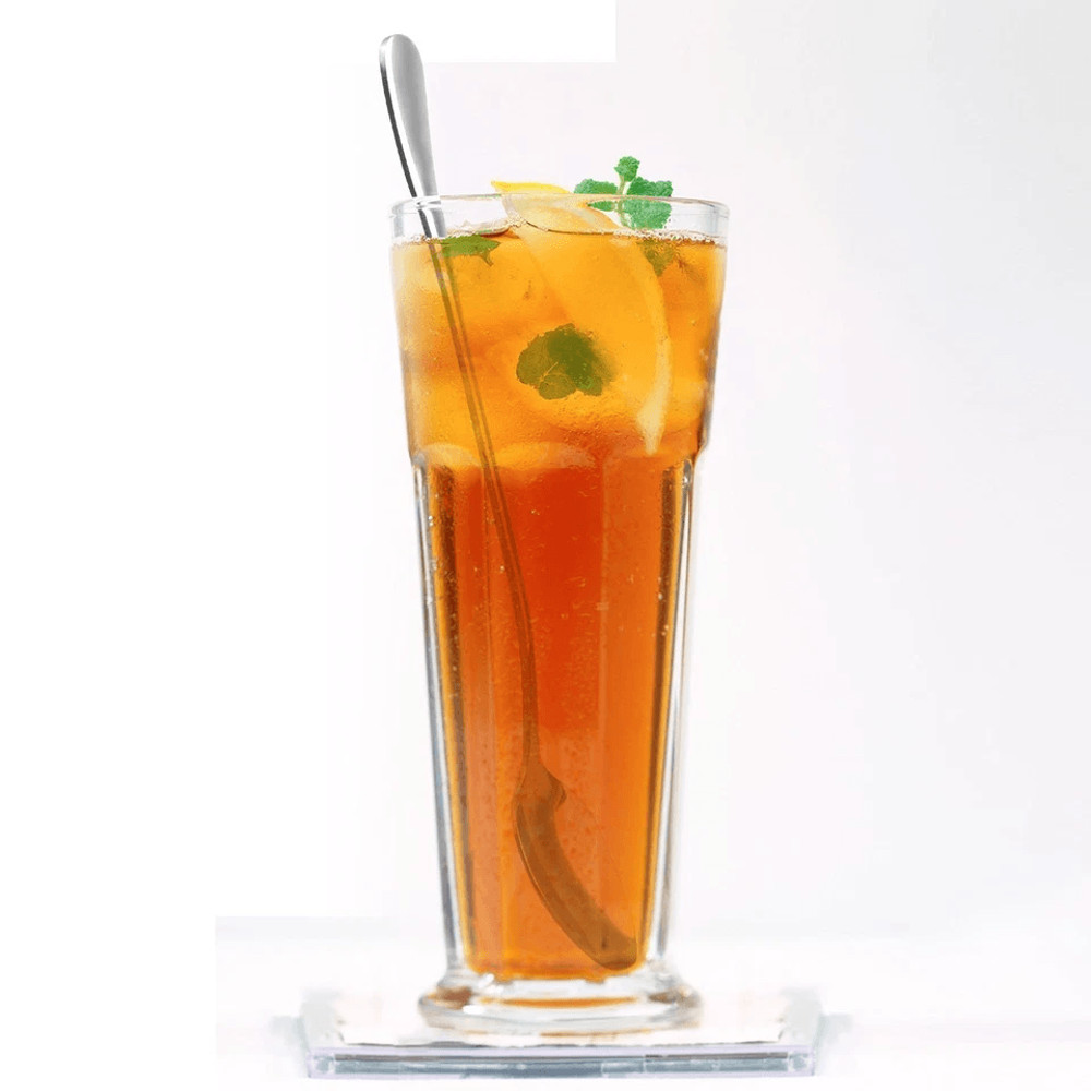 Stainless Steel Mixing Spoons Long Handle Iced Tea Ice Cream Spoons Durable Stirring Utensils For 4