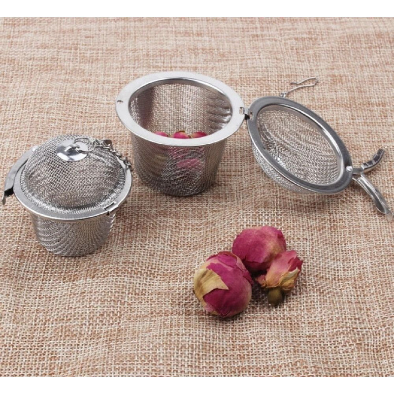 Stainless Steel Tea Infuser Ball Mesh Loose Leaf Herb Strainer With Lock For Perfect Brewing 1