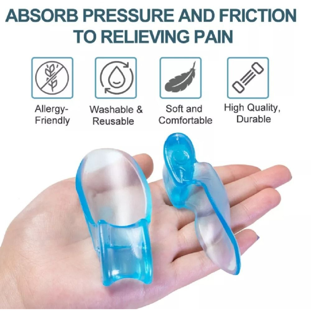 Medical Grade Bunion Relief Gel Toe Separator Corrector For Hammer Toe Bunions Foot Alignment 2