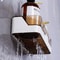 Sturdy Shower Caddy Wall Mounted SpaceSaving Bathroom Shelf Rack Bath Storage Holder 2