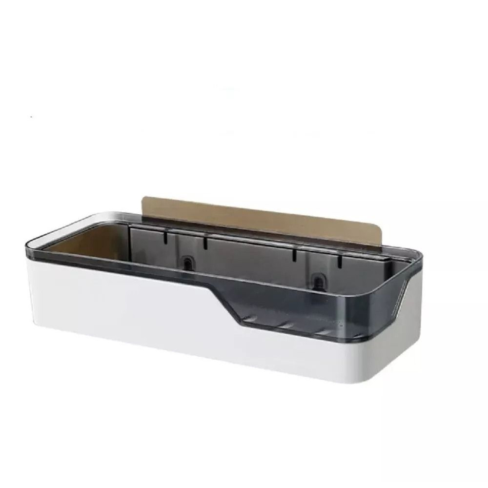 Sturdy Shower Caddy Wall Mounted SpaceSaving Bathroom Shelf Rack Bath Storage Holder 4