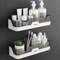 Sturdy Shower Caddy Wall Mounted SpaceSaving Bathroom Shelf Rack Bath Storage Holder 6