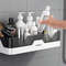 Sturdy Shower Caddy Wall Mounted SpaceSaving Bathroom Shelf Rack Bath Storage Holder 3