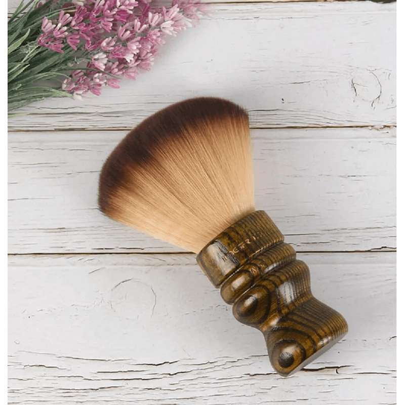 Professional Salon Neck Duster Brush Soft Hair Cutting Barber Brush For Powder Beard Body Makeup C 4