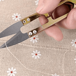 embroidery sewing snips, durable thread cutter scissors & yarn nipper set for tailoring, quilting, knitting & needlework