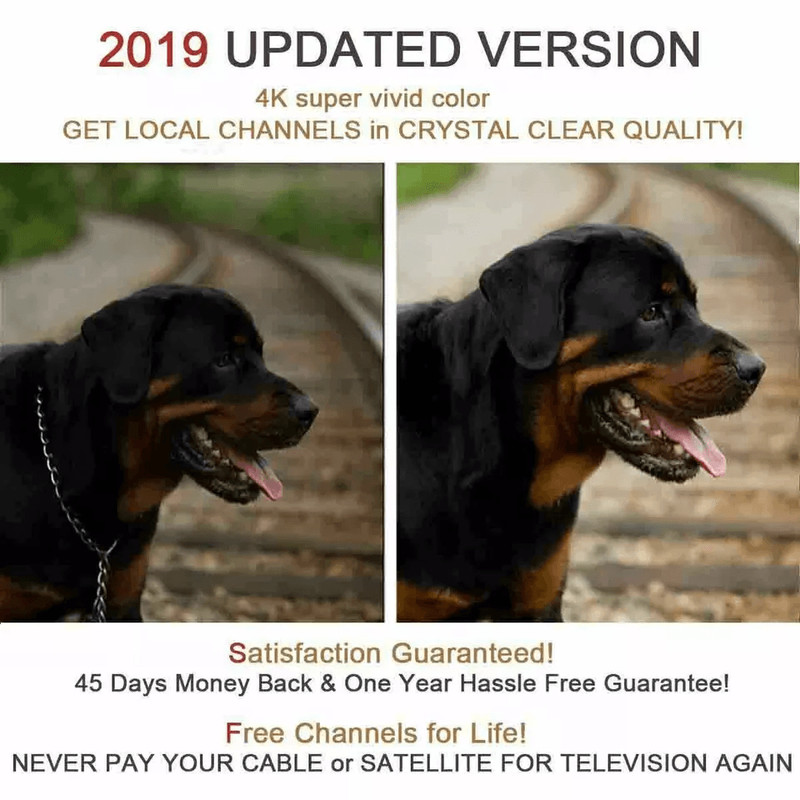 Digital TV Antenna Indoor HDTV Amplified Signal Booster 4K Long Range Indoor TV Aerial For Smart TV 7