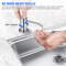 Sink Soap Dispenser Stainless Steel Kitchen Hands Liquid Pump Bottle Tube For Countertop BuiltIn Si 2