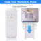 Universal Ceiling Fan Lamp Light Wireless Timing Remote Control Receiver Kit Easy Installation Smar 3