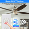 Universal Ceiling Fan Lamp Light Wireless Timing Remote Control Receiver Kit Easy Installation Smar 4