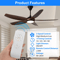 Universal Ceiling Fan Lamp Light Wireless Timing Remote Control Receiver Kit Easy Installation Smar 2