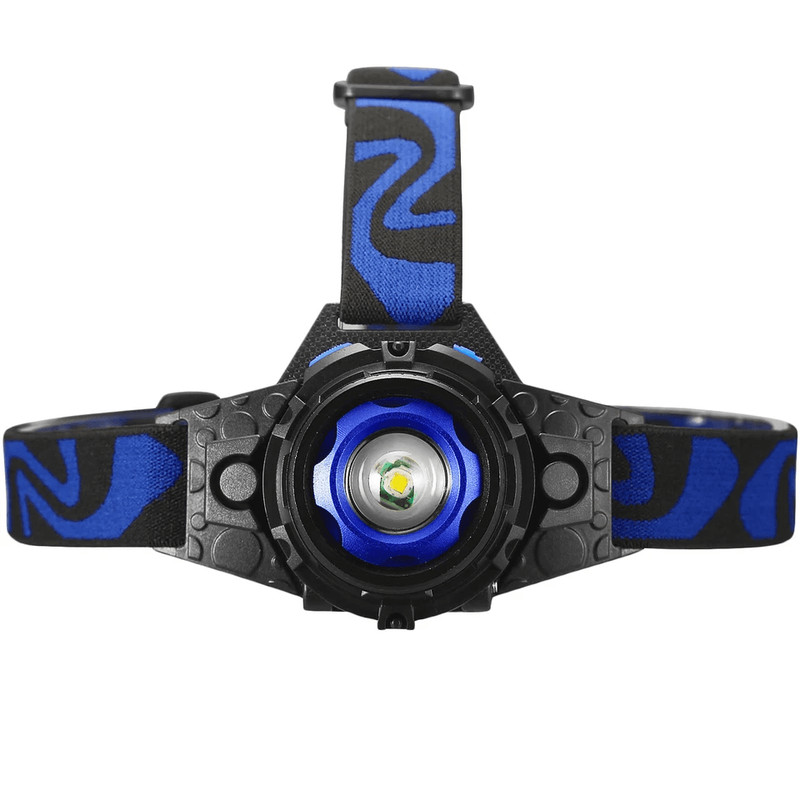 Tactical Headlight Rechargeable LED Headlamp With Battery Charger High Lumens Waterproof Adjustabl 5