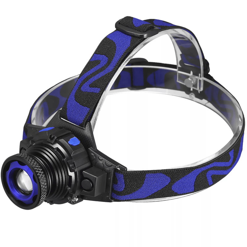 Tactical Headlight Rechargeable LED Headlamp With Battery Charger High Lumens Waterproof Adjustabl 0