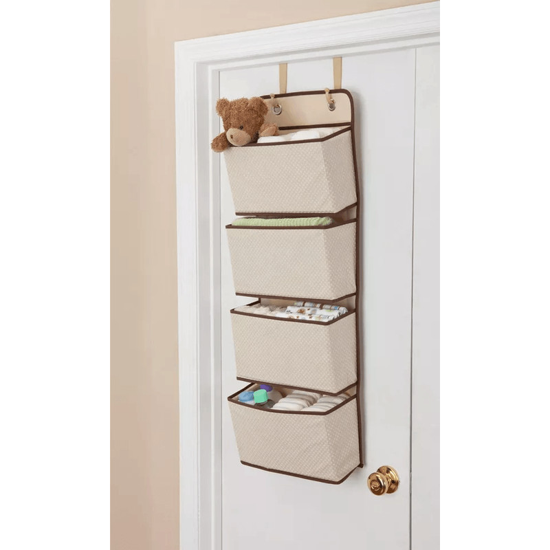 Mesh Over Door Storage Organizer Hanging Closet Shelf Bag With Pockets For Toys Kids Room Nursery 0