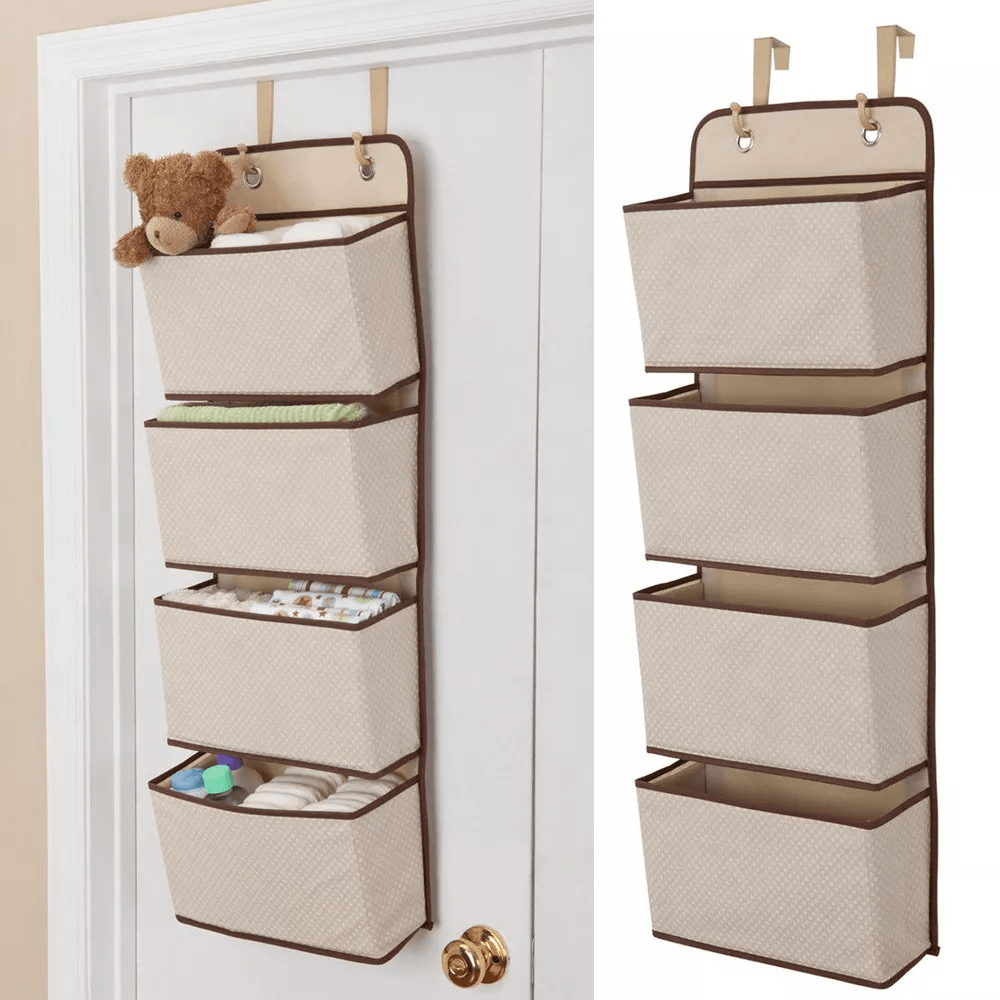 Mesh Over Door Storage Organizer Hanging Closet Shelf Bag With Pockets For Toys Kids Room Nursery 1