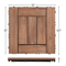 Interlocking Deck Tiles Wood Flooring Solid Wood Brown Patio Tiles For Outdoor Garden Balcony And T 10
