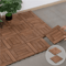 Interlocking Deck Tiles Wood Flooring Solid Wood Brown Patio Tiles For Outdoor Garden Balcony And T 1