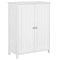 Bathroom Floor Cabinet With Adjustable Shelves Free Standing Storage Organizer Compact Size High Lo 6