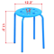 Plastic Stool Kids Children Stacking Stools For Classroom Round Seat Stackable Colorful Multipurpos 3
