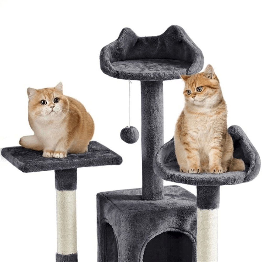 Cat Tree Tower Condo Activity Centre Multilevel Indoor Kitten Playhouse Scratching Post For Cats 2