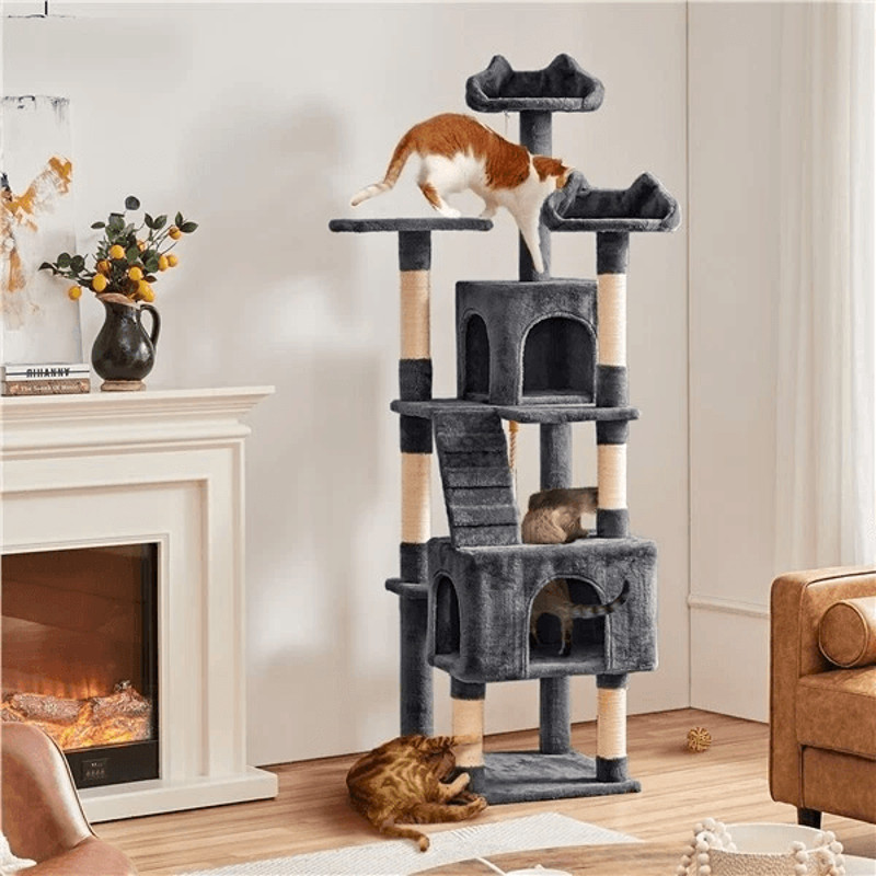 Cat Tree Tower Condo Activity Centre Multilevel Indoor Kitten Playhouse Scratching Post For Cats 0