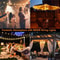 G40 Solar Powered 18ft Outdoor Patio String Lights Dusk To Dawn Globe Lights For Yard Bistro Deco 2