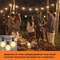 G40 Solar Powered 18ft Outdoor Patio String Lights Dusk To Dawn Globe Lights For Yard Bistro Deco 3