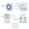 Wireless Motion Sensor Alarm Door Chime 500ft Range Entry Alert With Plugin Receiver Gate Detector 2