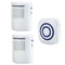 Wireless Motion Sensor Alarm Door Chime 500ft Range Entry Alert With Plugin Receiver Gate Detector 3