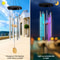 Color Changing Solar Wind Chimes LED Lights With Large Deep Tone Resonant Bell Tubes For Outdoor D 3