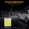 White LED Panel Festoon Car Interior Dome Map Light Bulbs Super Bright Self Adhesive Adapter Kit 5