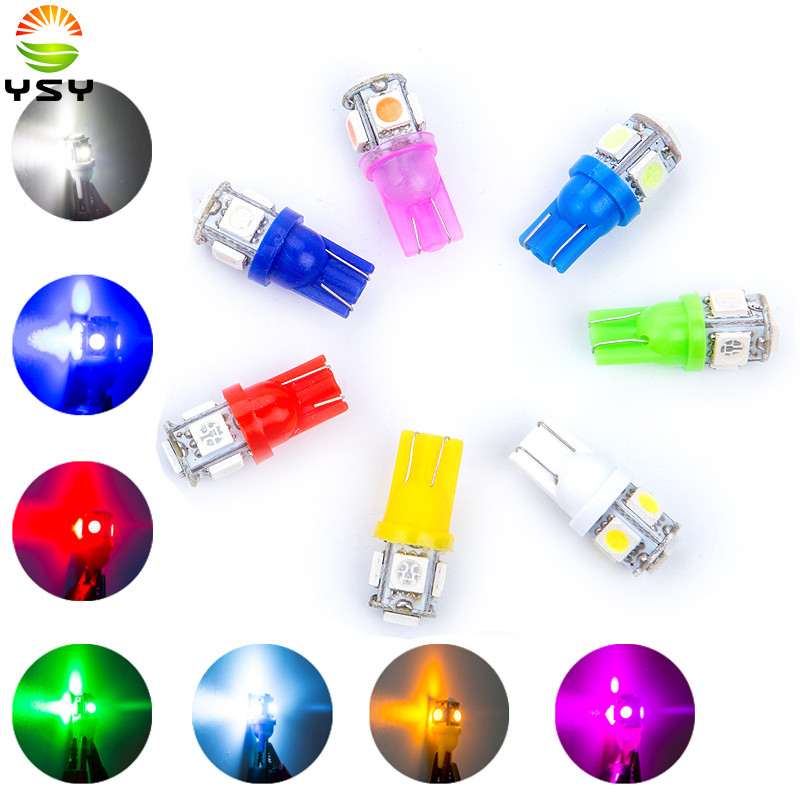 LED 168 194 Car Bulbs 12V Amber White SMD Side Lights