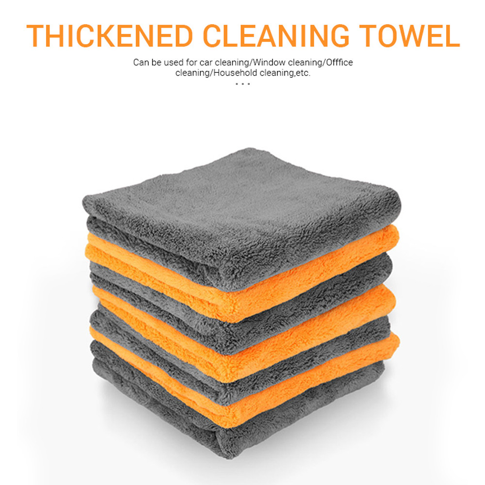 UltraSoft Microfiber Car Towels Thick Detailing Cloths For Auto Washing Drying And Cleaning HeavyDu 2