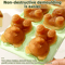 BearShaped Silicone Ice Cube Mold BPAFree Freezer Ice Trays For Smoothies Baby Food Drinks 5