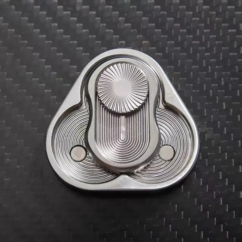 Metal Fidget Spinner For Adults Magnetic Fidget Slider EDC Toy ADHD Autism Sensory Stress Relief  F 3