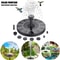 Mini Solar Powered Fountain Pump, Solar Water Fountain for Pool, Pond, Waterfall, Bird Baths & Garden Decorations