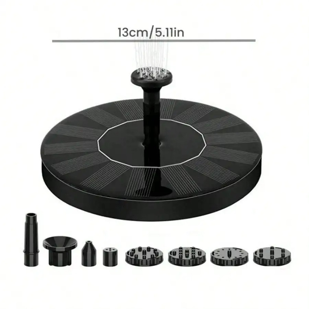 Mini Solar Powered Fountain Pump, Solar Water Fountain for Pool, Pond, Waterfall, Bird Baths & Garden Decorations