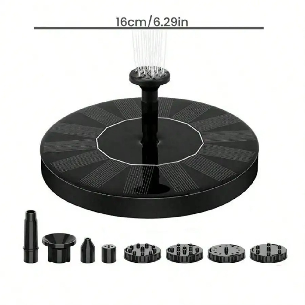 Mini Solar Powered Fountain Pump, Solar Water Fountain for Pool, Pond, Waterfall, Bird Baths & Garden Decorations