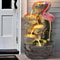 5 Tier Outdoor Indoor Water Feature Fountain, Flamingo Ornamental Cascading Waterfall with 5 LED Light for Garden, Decor
