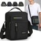 Stylish Mens Crossbody Bag Large Capacity Single Shoulder Bag MultiPocket Business Travel Storage 0