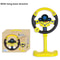 Kids Steering Wheel Toy With Light Sound Electric Simulation Toy For Infants Early Learning Stroll 4