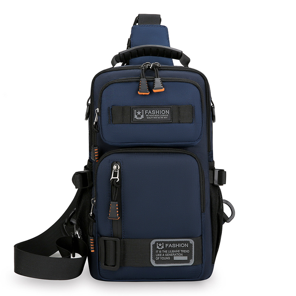 HighQuality Oxford Crossbody Bags For Men Fashion Mens Waist Packs Chest Bag Casual Handbag Male C 2