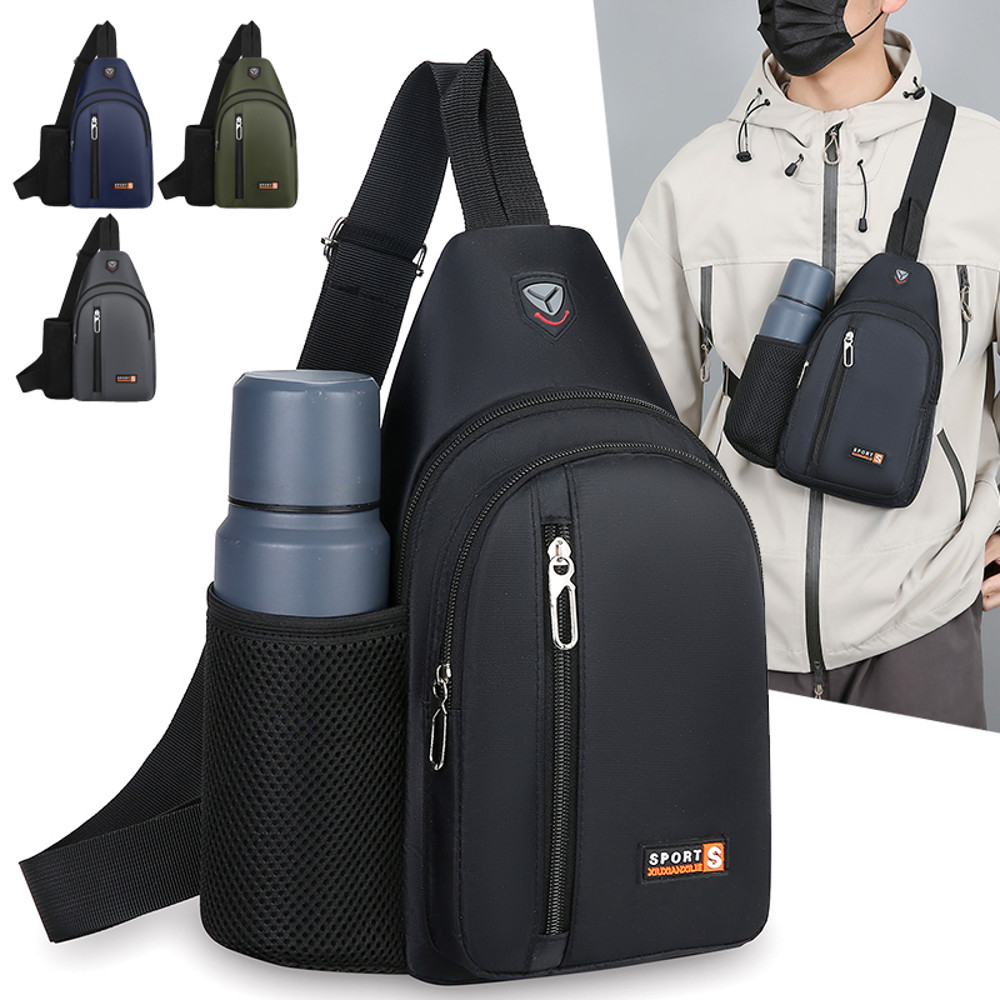 Unisex Crossbody Bag Fashion Breast Bag With Large Capacity Travel Shoulder Bag For Men Women Cas 0