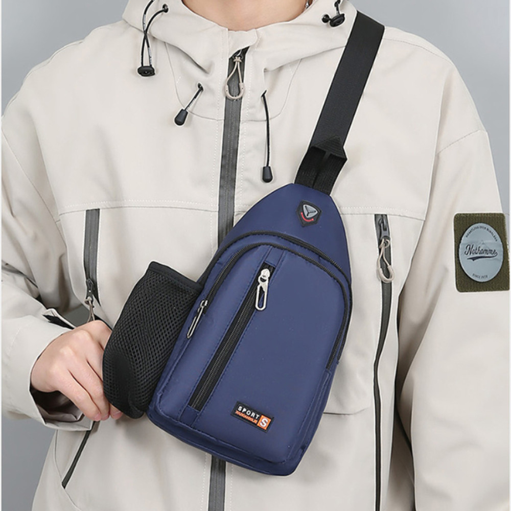 Unisex Crossbody Bag Fashion Breast Bag With Large Capacity Travel Shoulder Bag For Men Women Cas 3