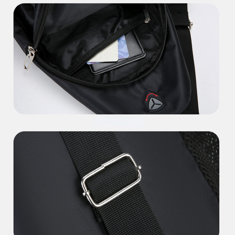 Unisex Crossbody Bag Fashion Breast Bag With Large Capacity Travel Shoulder Bag For Men Women Cas 5