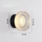 Modern Design LED Wall Lamps 2Pack Round Acrylic Lighting Fixtures For Bedroom Bedside Dimmable Ind 10