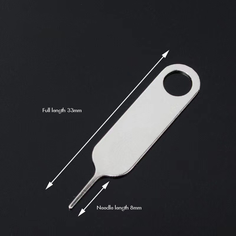 Stainless Steel Sim Card Tray Pin, Universal Key Tool Ejecting Removal, Needle Opener Ejector for Smartphone